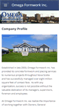 Mobile Screenshot of omegaformwork.ca